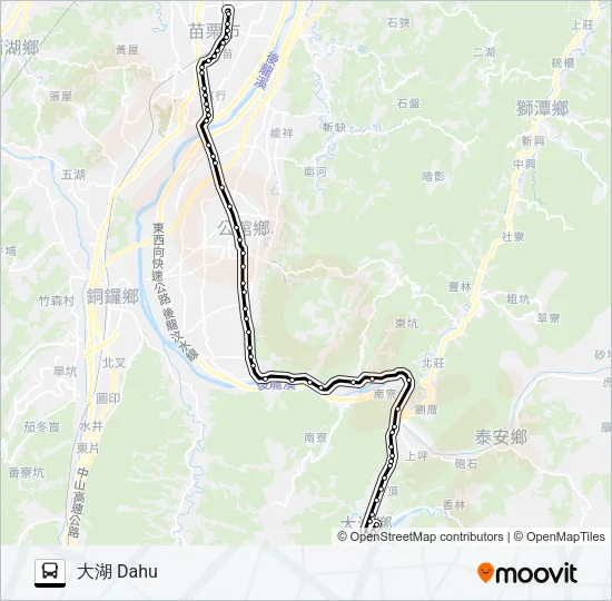 5656 Bus Line Map