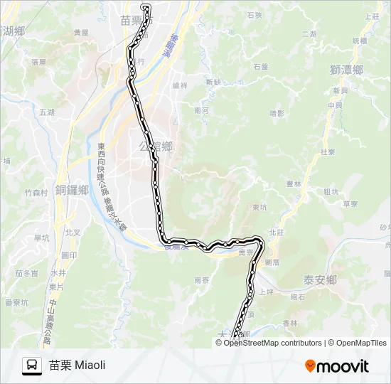 5656 Bus Line Map