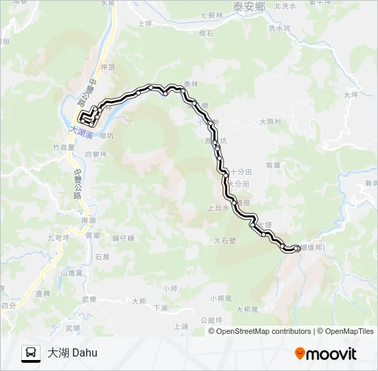 5661 Bus Line Map