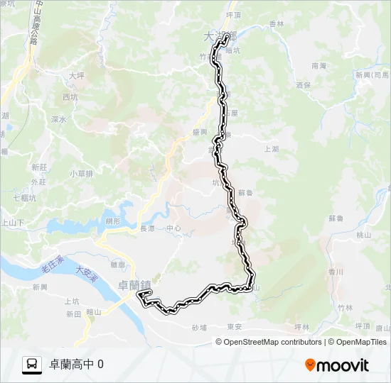 5663 Bus Line Map