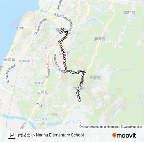 巴士5656A的線路圖