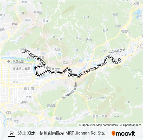 955路 Bus Line Map