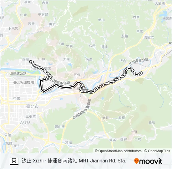 955路 Bus Line Map