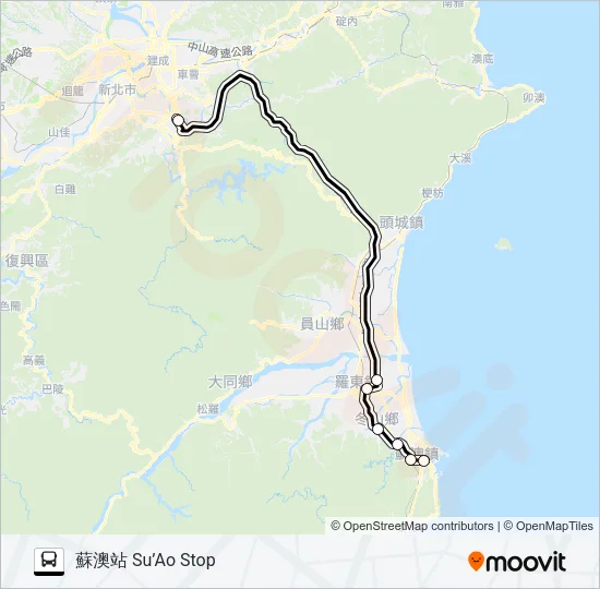 9028 Bus Line Map