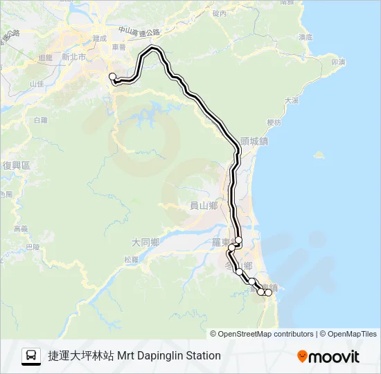9028 Bus Line Map