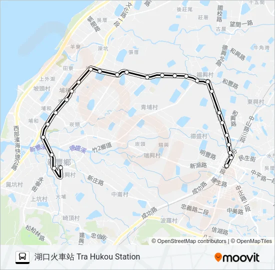5611 Bus Line Map