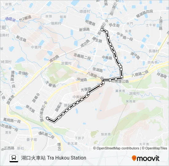 5613 Bus Line Map