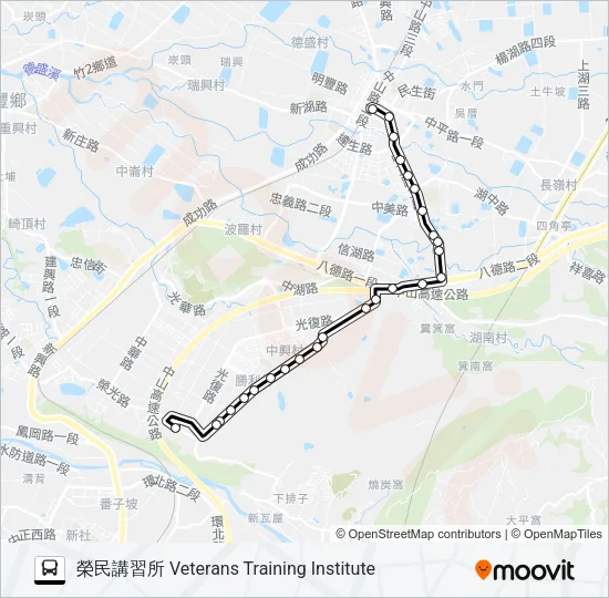 5613 Bus Line Map