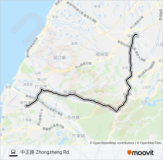 5620 Bus Line Map