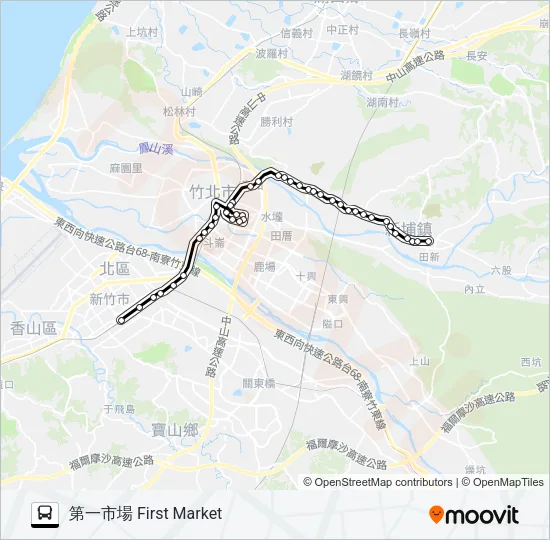 5621 Bus Line Map