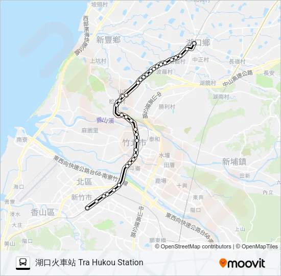 5622 Bus Line Map