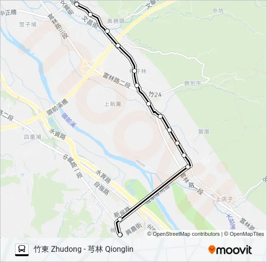 5633 Bus Line Map