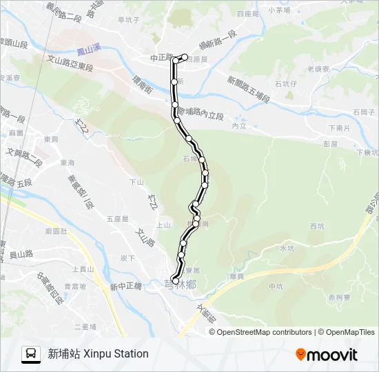 5632 Bus Line Map