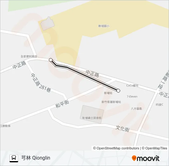 5632 Bus Line Map