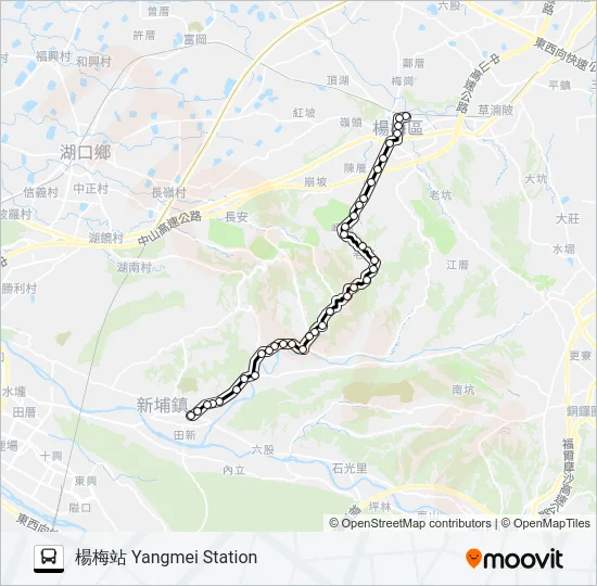 巴士5641的線路圖
