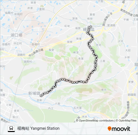 巴士5642的線路圖