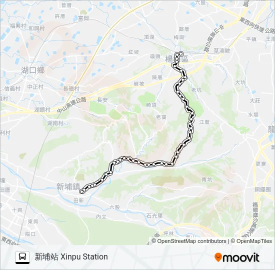 巴士5642的線路圖