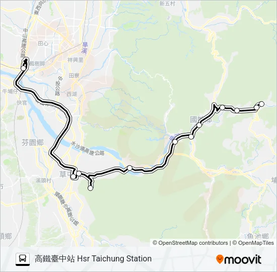 6653C Bus Line Map