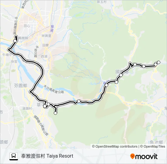 6653C Bus Line Map