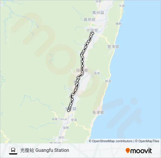 1142 Bus Line Map