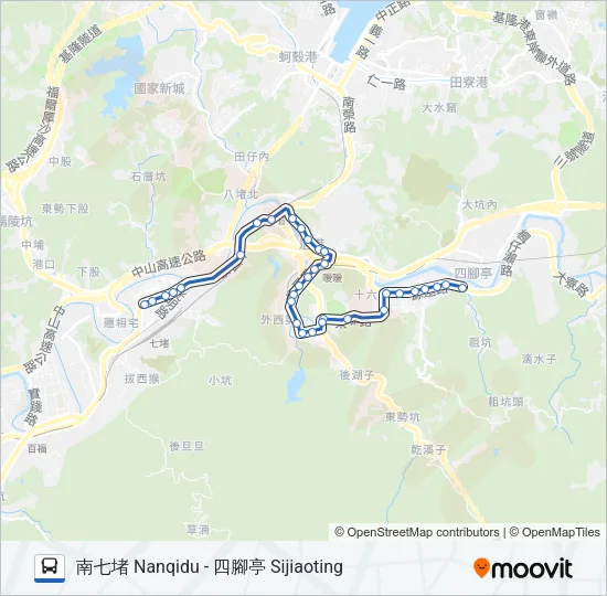 606 Bus Line Map