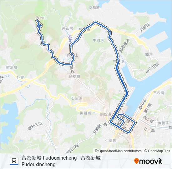 3037 Bus Line Map