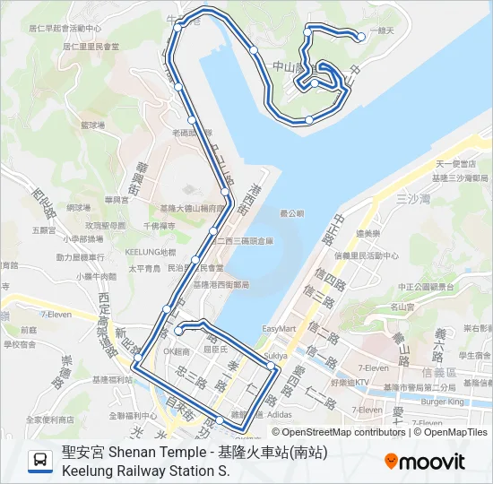 3043 Bus Line Map