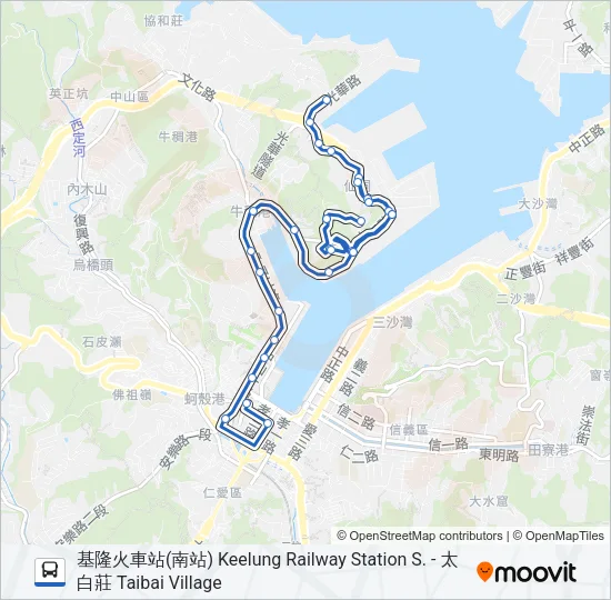 3044 Bus Line Map