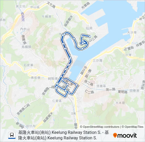 3047 Bus Line Map