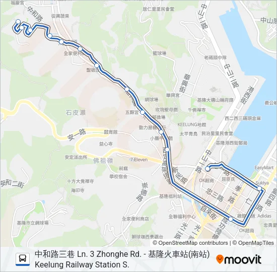 3062 Bus Line Map