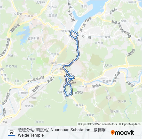 6021 Bus Line Map