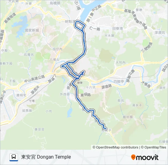 6033 Bus Line Map