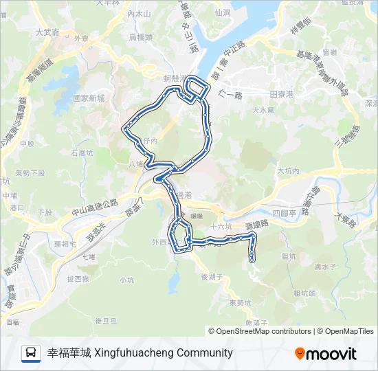 6052 Bus Line Map