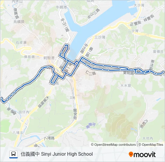 8012 Bus Line Map