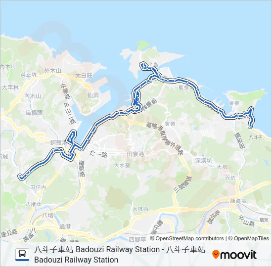 8021 Bus Line Map