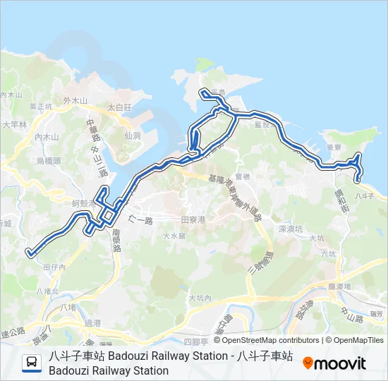 8021 Bus Line Map