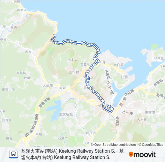 305 Bus Line Map