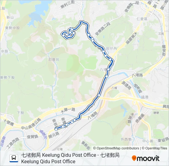 4101 Bus Line Map