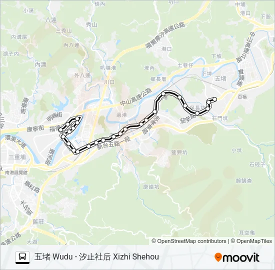 629區 Bus Line Map