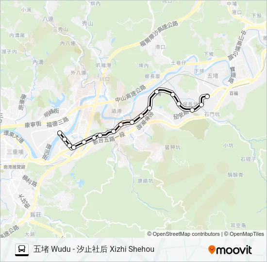 629區 Bus Line Map