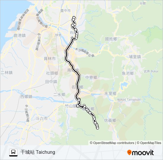6883C Bus Line Map