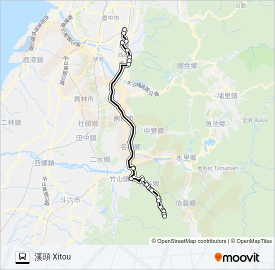 6883C Bus Line Map