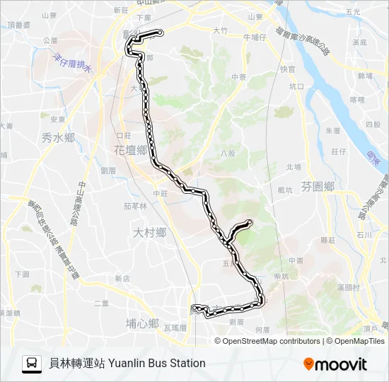 6914C Bus Line Map