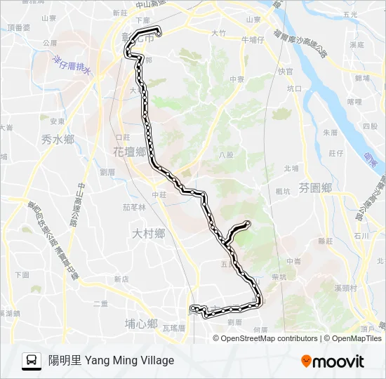 6914C Bus Line Map
