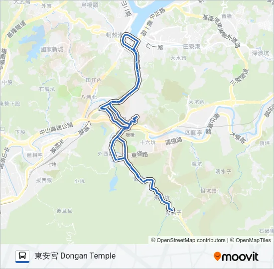 6034 Bus Line Map