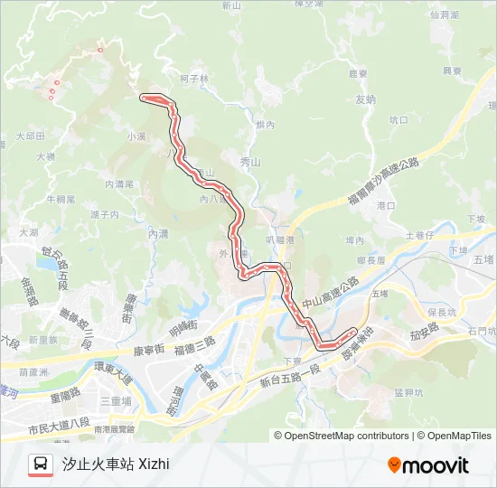F919八連 Bus Line Map