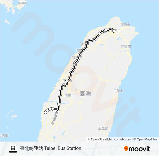 1635 Bus Line Map