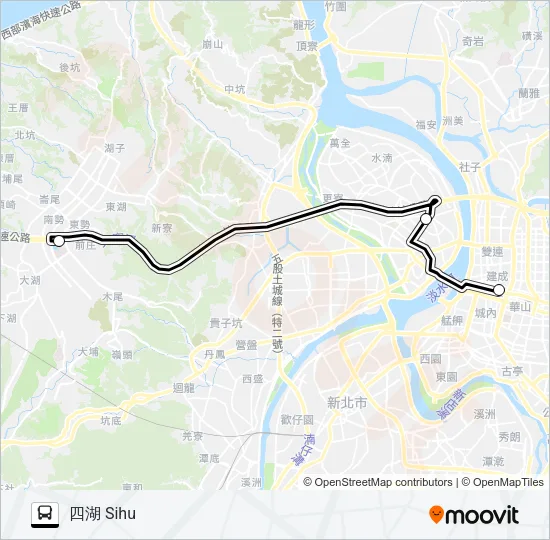 1636B Bus Line Map