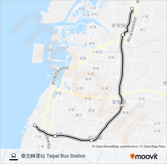 1636C Bus Line Map