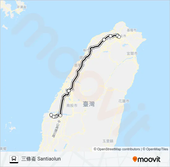 1636C Bus Line Map